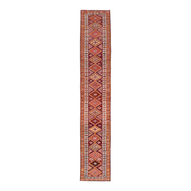 Galerie Shabab Collection Tribal Mid-20th Century Turkish Anatolian Runnerr For Sale