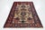 4 X 7 Vintage Bakhtiari Wool Rug Handmade in Beige With Geometric Design For Sale - Image 9 of 10
