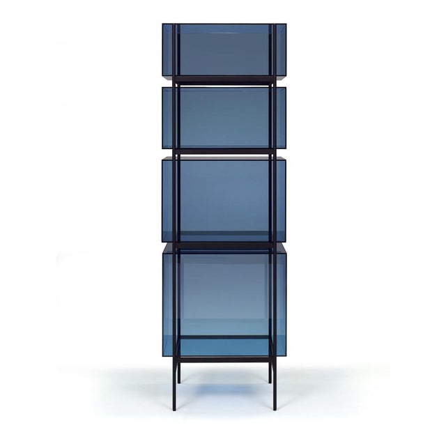 Early 21st Century Lyn High Shelf 8400BL in Blue by Visser & Meijwaard for Pulpo For Sale - Image 5 of 5