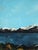 Sky Blue Mid-Century Modern 'The Last Pine' Swedish Expressive Landscape Oil Painting, Framed For Sale - Image 8 of 11