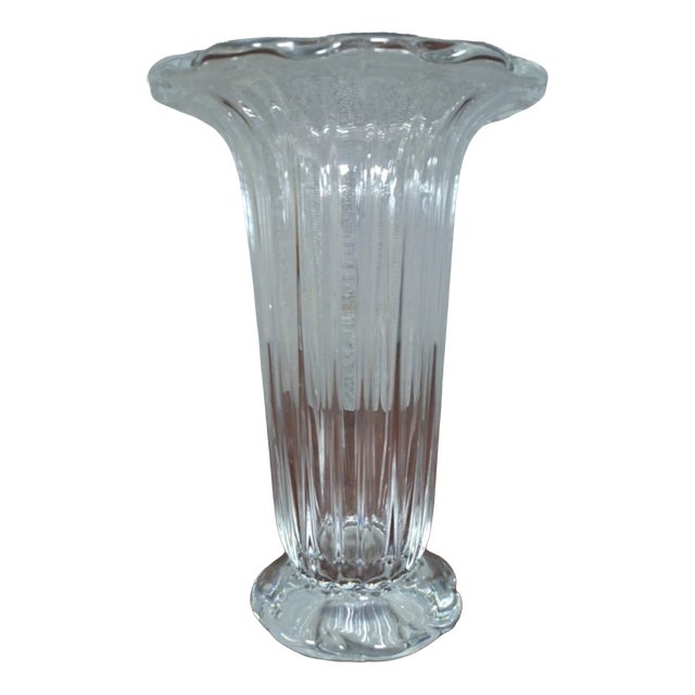 Crystal Vase from Daum, France For Sale