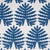 Sample - Schumacher Palma Sola Indoor/Outdoor Fabric in Navy For Sale