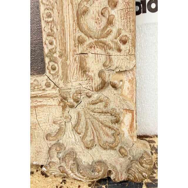 Vintage Continental Floral Still Life Oil Painting – Ornate Baroque Style Frame For Sale - Image 10 of 12
