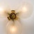 Large Barovier Flush Mount with 3 Milkglass Shells, Italy, 1970s For Sale - Image 9 of 18