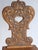 Antique Alpine Folk Art Oak Chair with Carved Face Mask For Sale - Image 4 of 10