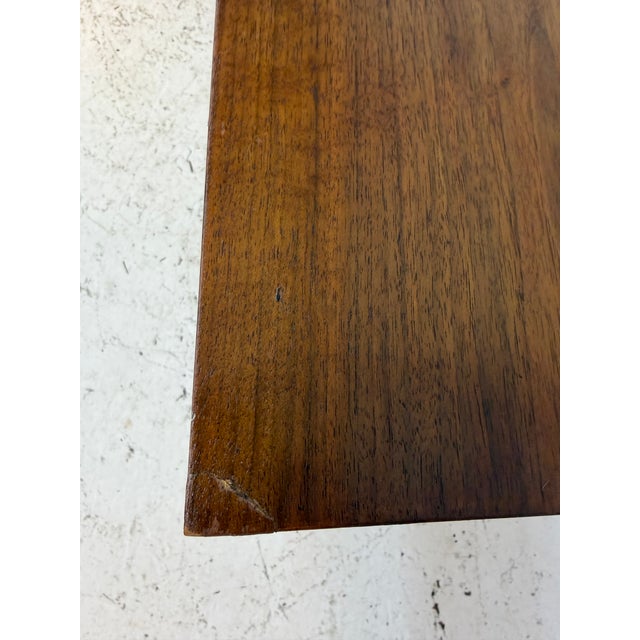 Mid-Century Walnut Credenza With Burl Inlays by Young Manufacturing For Sale - Image 13 of 16
