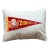 Utah Zion National Park Vintage Red Pennant on New Woven Striped Throw Pillow For Sale