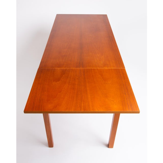 Brown Danish Modern Sliding Top Desk For Sale - Image 8 of 9
