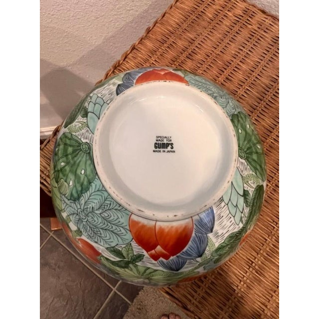 American Gump's Porcelain Footed Bowl For Sale - Image 3 of 3