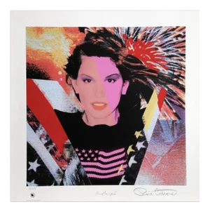 Ronnie Cutrone, "Cindy Crawford", Pop Art Portrait