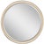 Thomas O'Brien for Visual Comfort Signature Tricia 30" Illuminated Round Mirror in Polished Nickel For Sale