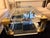 Hollywood Regency Jonathan Adler Jacques Grand Cocktail Table – Acrylic & Brass For Sale - Image 3 of 12