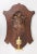 Brown Antique Black Forest Carved Dog Head & Bronze Hook Hanger Coat Rack For Sale - Image 8 of 8