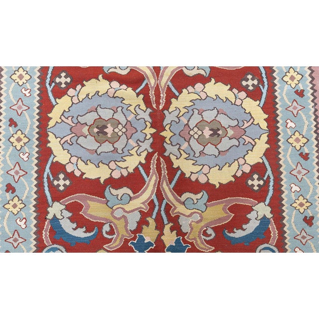 Traditional Bessarabian Hand-Knotted Wool Runner Doris Leslie Blau For Sale - Image 4 of 8