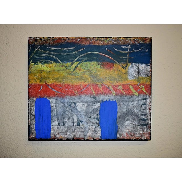 Abstract Disguised, an Original Acrylic Abstract by Pam Roth O’Mara For Sale - Image 3 of 3