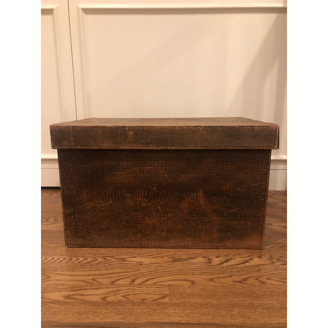 Leather Storage Box With Lid Chairish