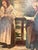Antique 1913 Venetian/Italian School Canal Scene v. Campiniz Figures Landscape For Sale - Image 4 of 16