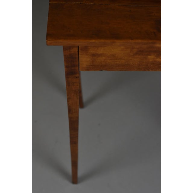 Walnut Side Table with Drawer For Sale - Image 9 of 18