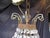 1920s Gilt Brass and Crystal Beaded Basket Chandelier For Sale In New York - Image 6 of 11