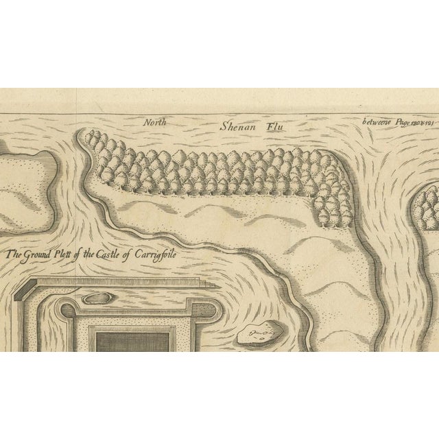 The Ground Plot of the Castle of Carrigafoyle, County Kerry, Ireland, 1890s For Sale - Image 3 of 6