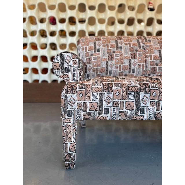 Postmodern 1980s Postmodern Geometric 3 Seater Sofa For Sale - Image 3 of 14