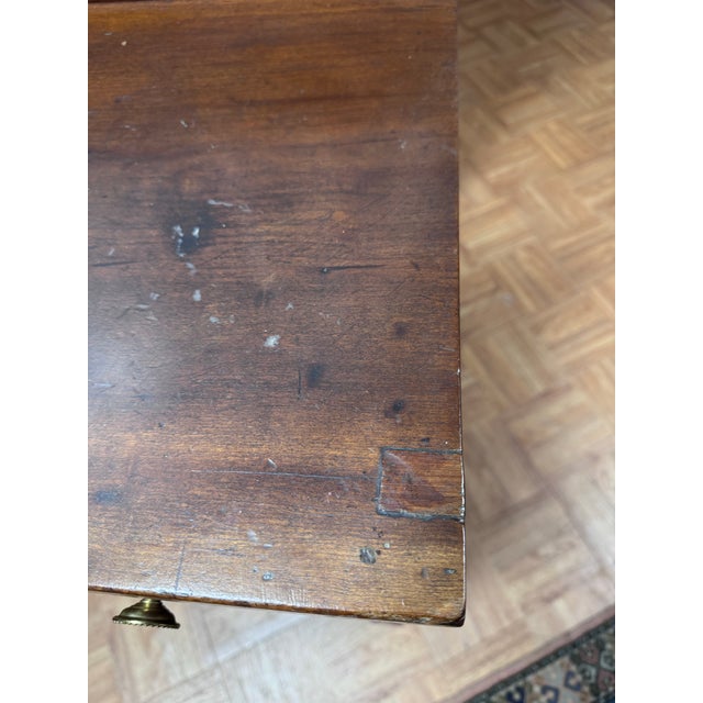 Mid 19th Century Antique American Late Sheraton Cherry Washstand With Lower Shelf For Sale - Image 5 of 12