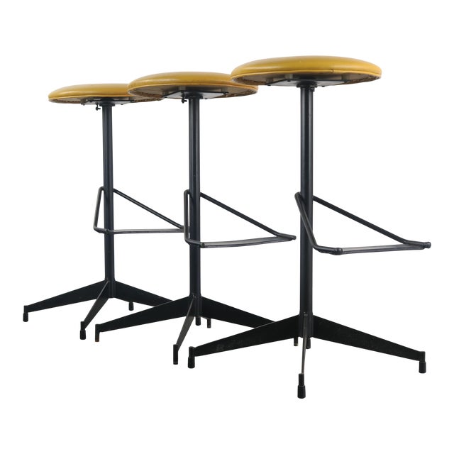 Atomic Vintage Costco Bar Stools Set of 3 Chairish