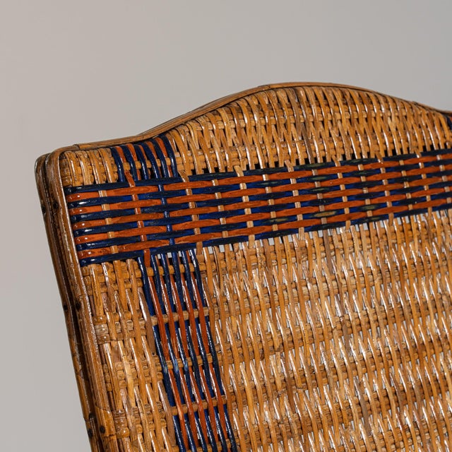 19th Century Tan Bamboo Lounge Chairs For Sale In Greensboro - Image 6 of 18
