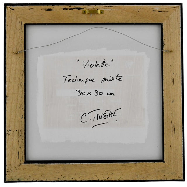 Frédérique Tristant, Violette & Capucine, 2024, Mixed Media, Set of 2 For Sale - Image 9 of 12