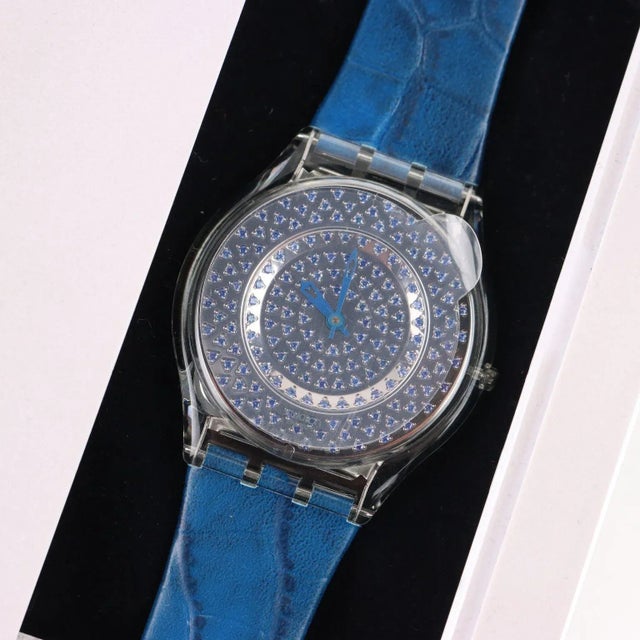 Swatch Skin Blue Lustrous Bliss SFZ111. Working. This piece is attributed to the mentioned designer/maker. It has no...