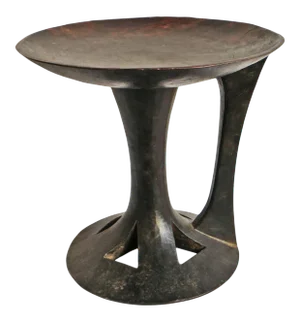 Vintage Naga Serving Bowl Stool