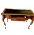 French Antique Louis XV Style Writing Desk Leather Top For Sale - Image 3 of 10