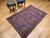 Textile Vintage Persian Kashan Rug, Hand-Knotted Wool & Cotton, Floral Pattern, Red & Navy, 4x6 For Sale - Image 7 of 18