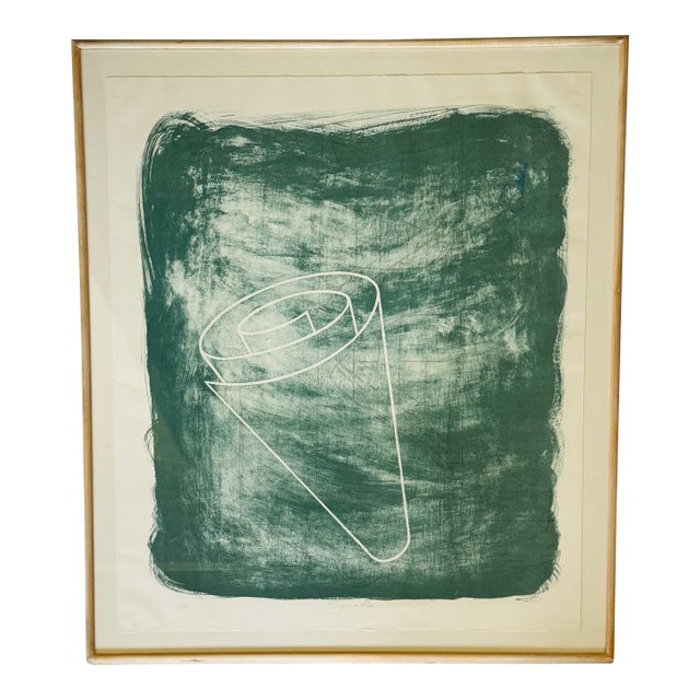 Mark Lere (American B. 1950), Signed Lithograph Entitled “Spindle” 1986 For Sale