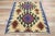 Textile Vintage Persian Shiraz Kilim Rug - 02'08 X 03'06 For Sale - Image 7 of 9