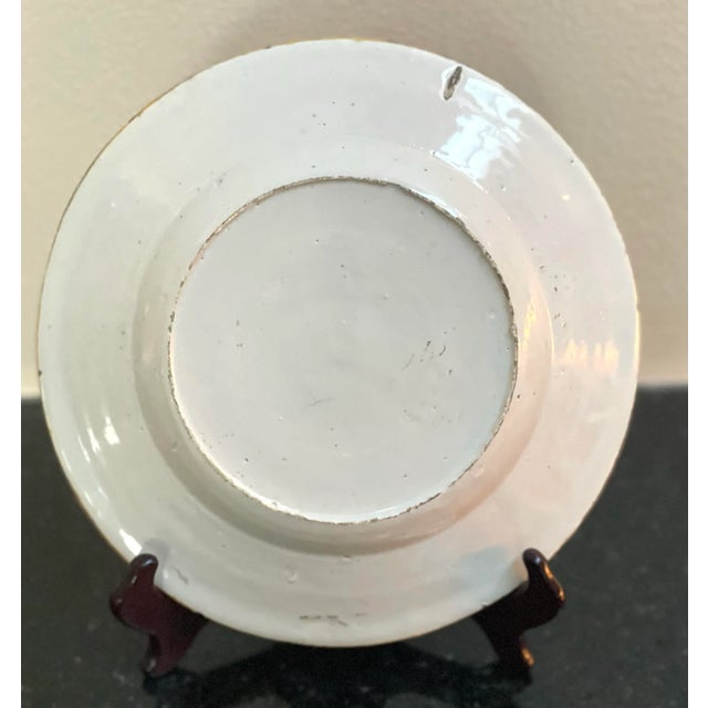 French 18th Century French Faience Plate, Circa 1780p For Sale - Image 3 of 3