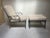 Vintage Lounge Chairs and Ottoman Set of 3 Pieces - Attributed to Brown Jordan Calcutta For Sale - Image 9 of 10