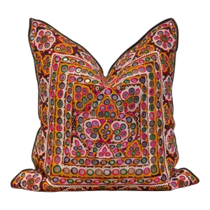 Gui Rajasthani Embroidered Decorative Pillow