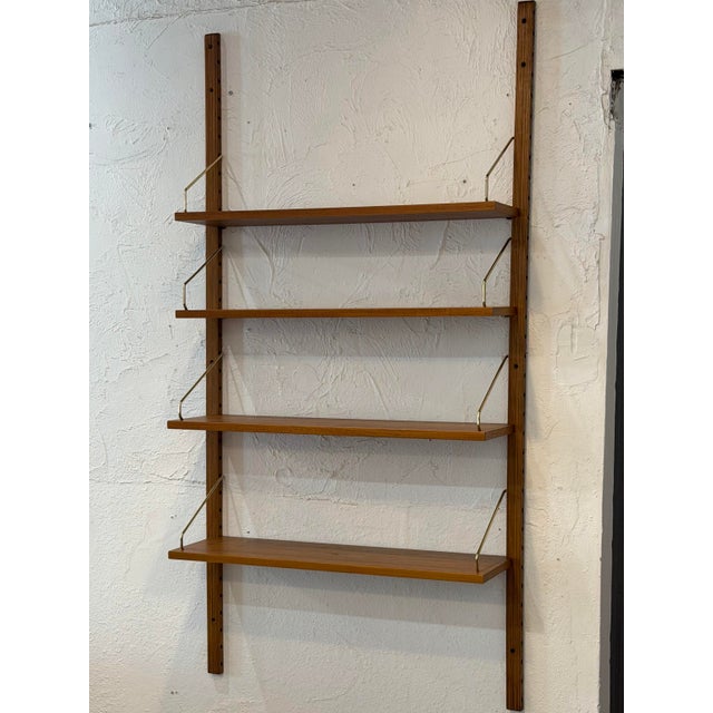 Wood Vintage Danish Teak Wall Unit by Poul Cadovius for Cado Royal System – Mid-Century Modern Floating Shelving, 1960s For Sale - Image 7 of 10