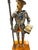 A charming vintage sculpture of Don Quixote with lots of personality. He’s dressed in classic armor, holding a lance and a...