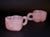 Valentine's Natural Rose Quartz Pink Heart Shaped Cups Pair For Sale - Image 12 of 13
