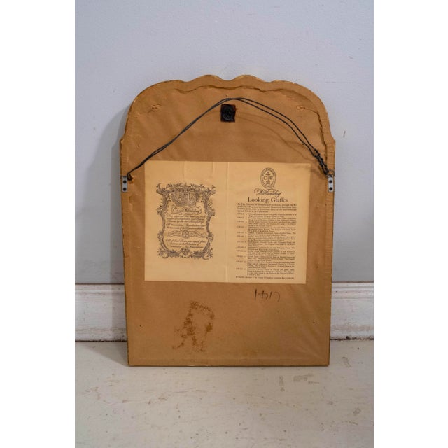 Glass Friedman Brothers Colonial Williamsburg Gold Leaf Mirror For Sale - Image 7 of 11