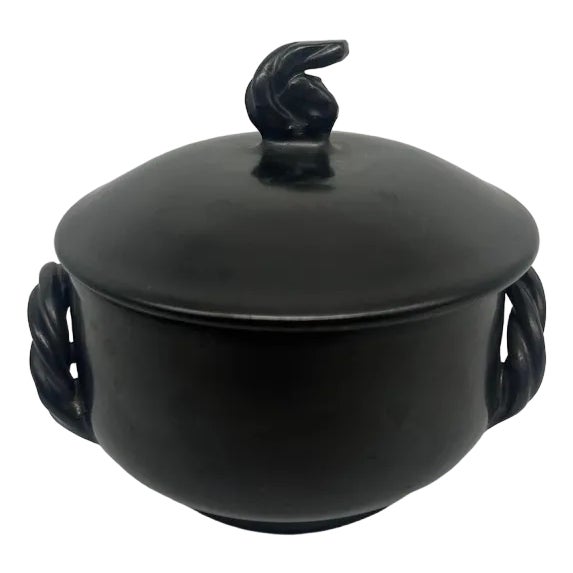 Vintage Ceramic Box from Vallauris, 1950 For Sale