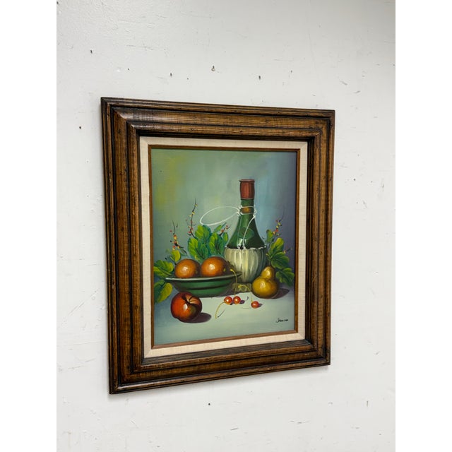Design Plus Gallery presents an Original Still Life Oil Painting. This original still life depicts a thoughtfully arranged...