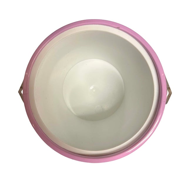Vintage Mr. Ice Bucket Pink Lucite Ice Bucket For Sale - Image 9 of 9