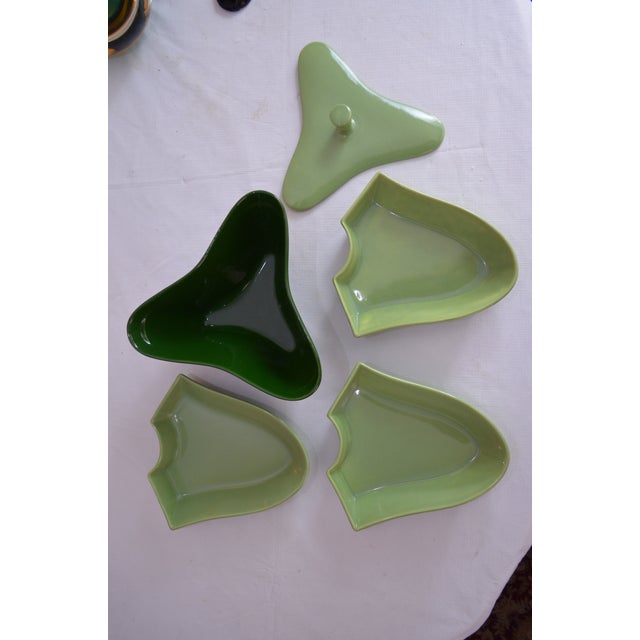 Mid-Century Modern Mid 20th Century Santa Anita Ware California Modern Serving Dish - 6 Pieces For Sale - Image 3 of 8