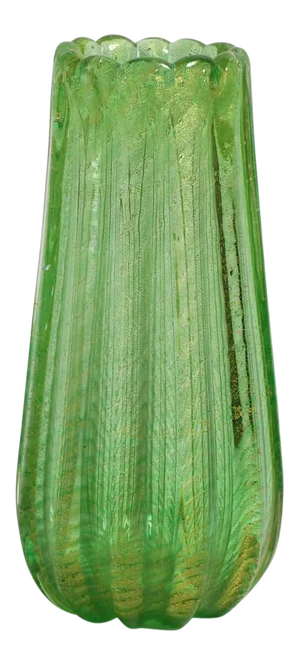 Barovier e Toso Cordonato D' Oro Murano Art Glass Vase