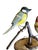 Folk art birds from Austria — hand-carved wooden birds — 7.5" x 7" x 3", vintage from the 1930s. Wonderful Alpine carvings...