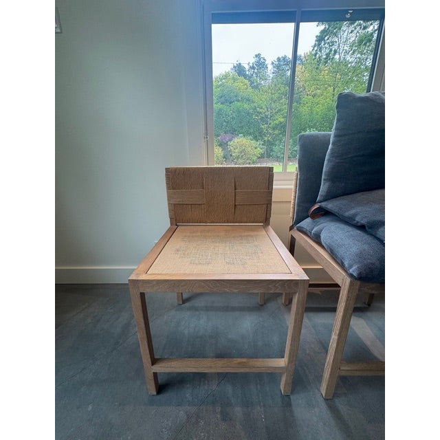 Community Manufacturing Hofmann Woven Stools- Set of 4 For Sale In San Francisco - Image 6 of 6