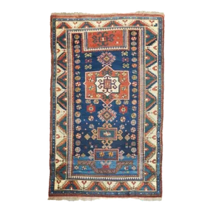 Late 18th Century Antique Caucasian Kuba Rug 3'7'' x 5'8''